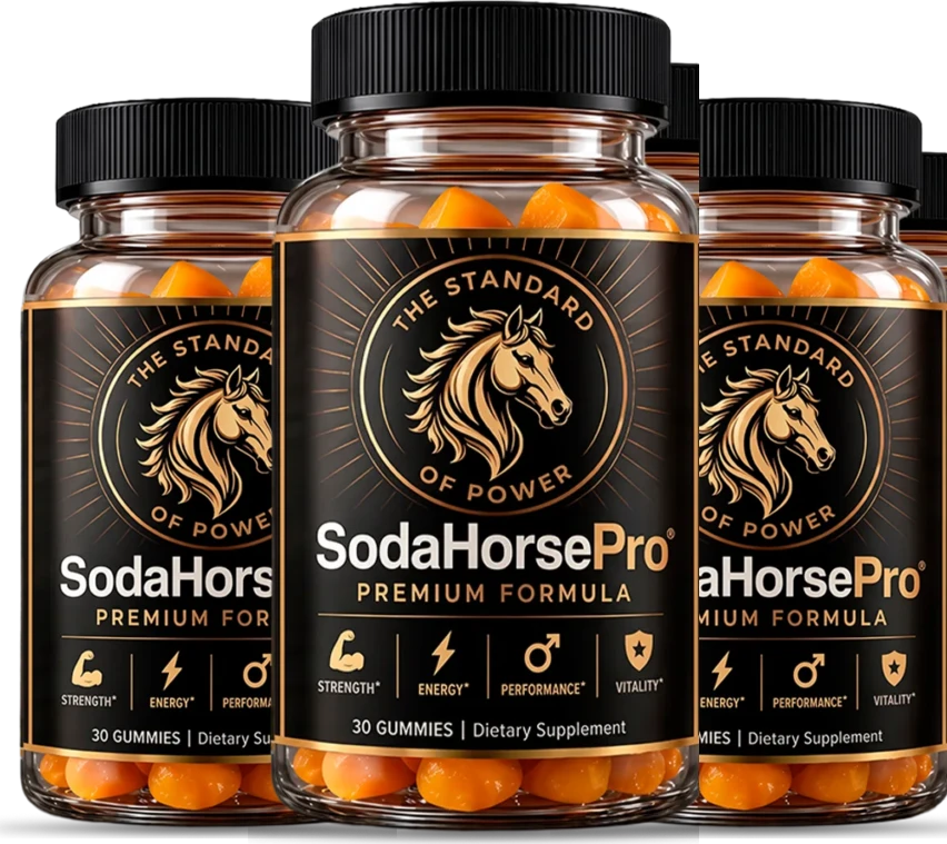 Soda Horse Pro gummies three bottle pack
